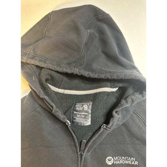 Mountain Hardwear Full Zip Hoodie Men’s Size Medium Black - Picture 3 of 12